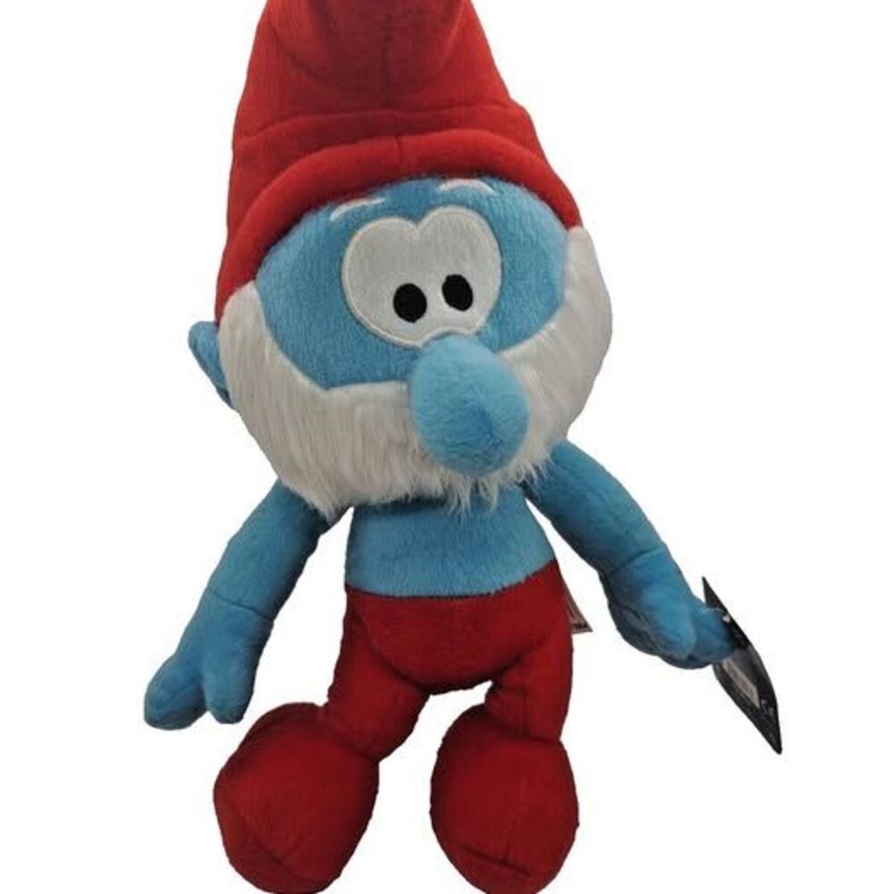 2013 Kellytoy Papa Smurf Plush Stuffed Doll Toy Peyo 11” NWT